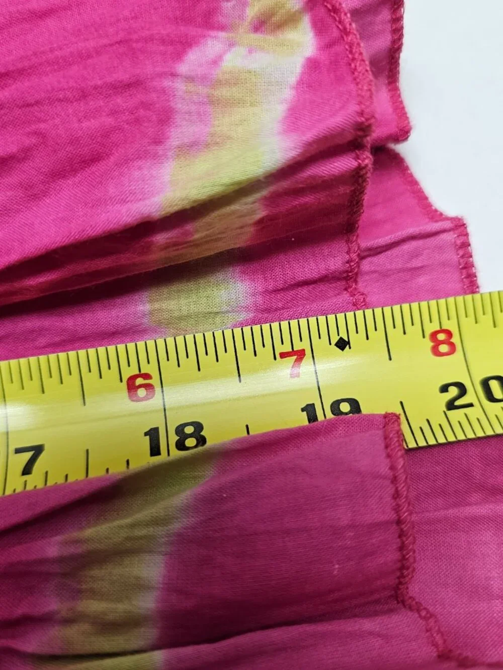 New The Childrens Place Girls Tie-Dye Tiered Skirt Multi Pink Ruffle Layered 8